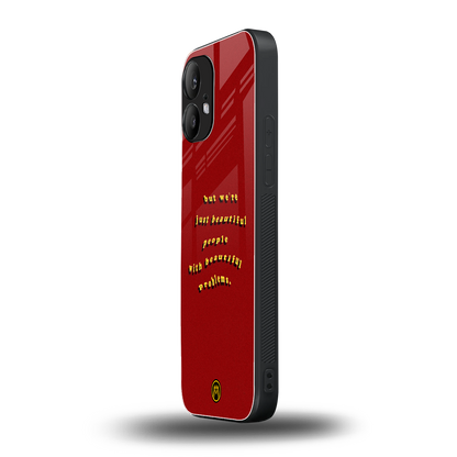 beautiful people with beautiful problems back phone cover | glass case for nothing phone 2