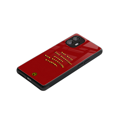 beautiful people with beautiful problems back phone cover | glass case for nothing phone 2