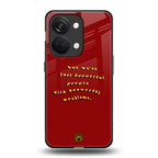 beautiful people with beautiful problems back phone cover | glass case for oneplus nord 3
