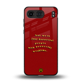 beautiful people with beautiful problems back phone cover | glass case for oneplus nord 4