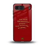 beautiful people with beautiful problems back phone cover | glass case for oneplus nord 4