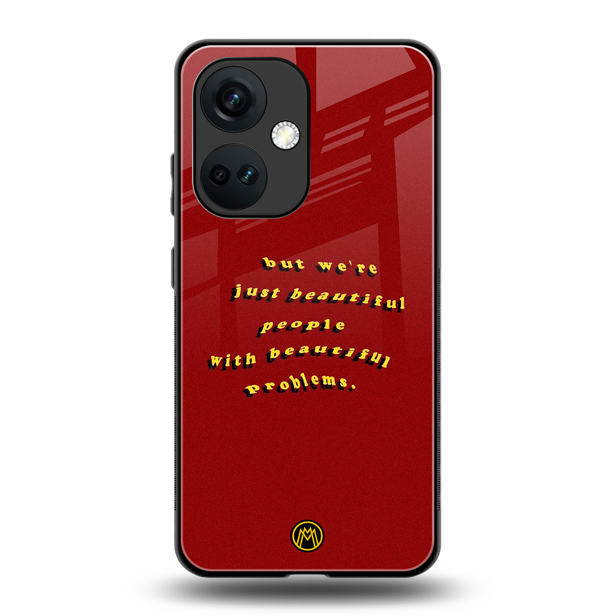 beautiful people with beautiful problems back phone cover | glass case for oneplus nord ce 3