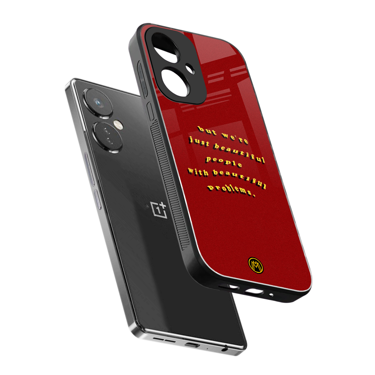 beautiful people with beautiful problems back phone cover | glass case for oneplus nord ce 3