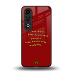 beautiful people with beautiful problems back phone cover | glass case for oneplus nord ce 4