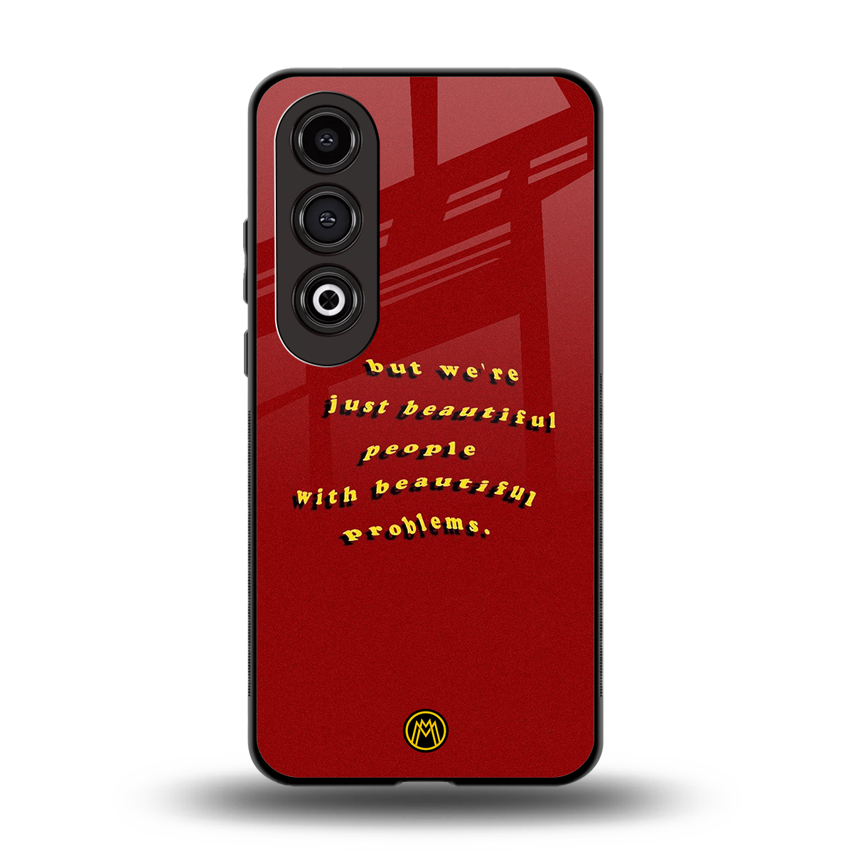 beautiful people with beautiful problems back phone cover | glass case for oneplus nord ce 4