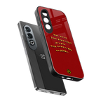 beautiful people with beautiful problems back phone cover | glass case for oneplus nord ce 4