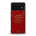 beautiful people with beautiful problems back phone cover | glass case for google pixel 6 pro