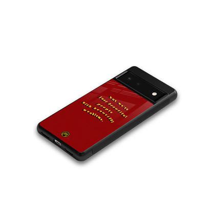 beautiful people with beautiful problems back phone cover | glass case for Google Pixel 6A