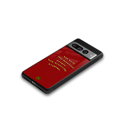 beautiful people with beautiful problems back phone cover | glass case for google pixel 7 pro