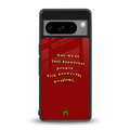 beautiful people with beautiful problems back phone cover | glass case for google pixel 8 pro
