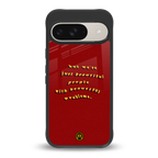 beautiful people with beautiful problems back phone cover | glass case for google pixel 9