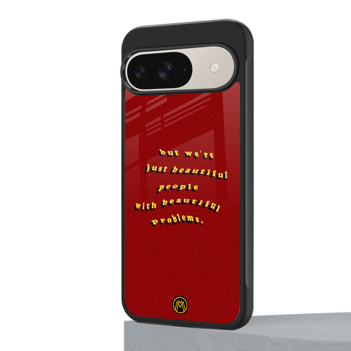 beautiful people with beautiful problems back phone cover | glass case for google pixel 9