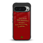 beautiful people with beautiful problems back phone cover | glass case for google pixel 9 pro