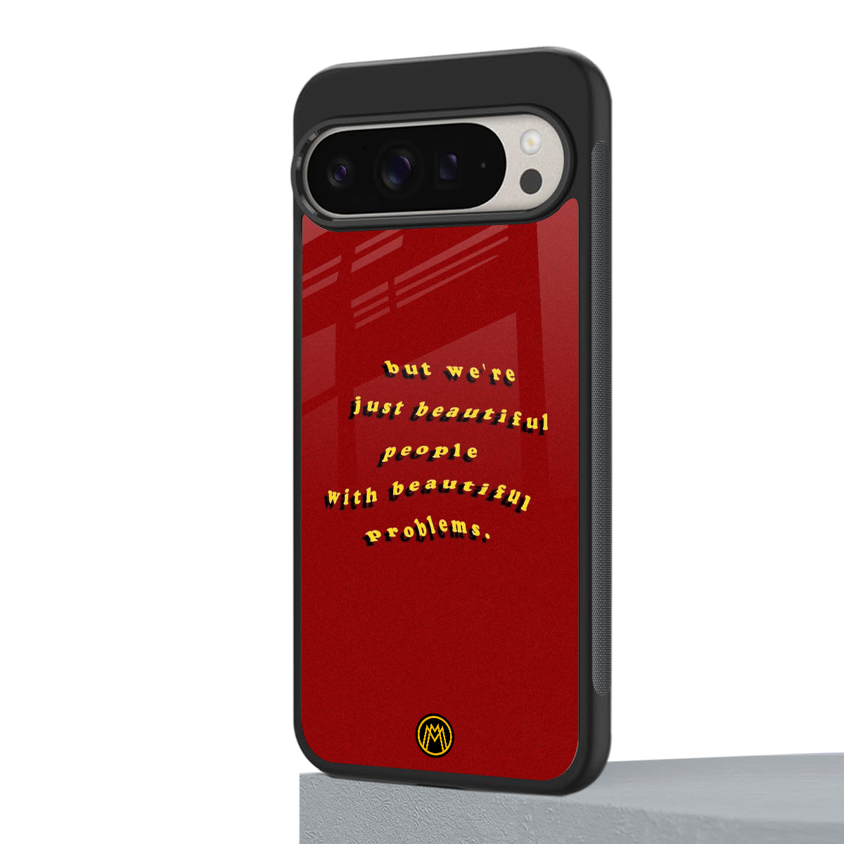 beautiful people with beautiful problems back phone cover | glass case for google pixel 9 pro xl