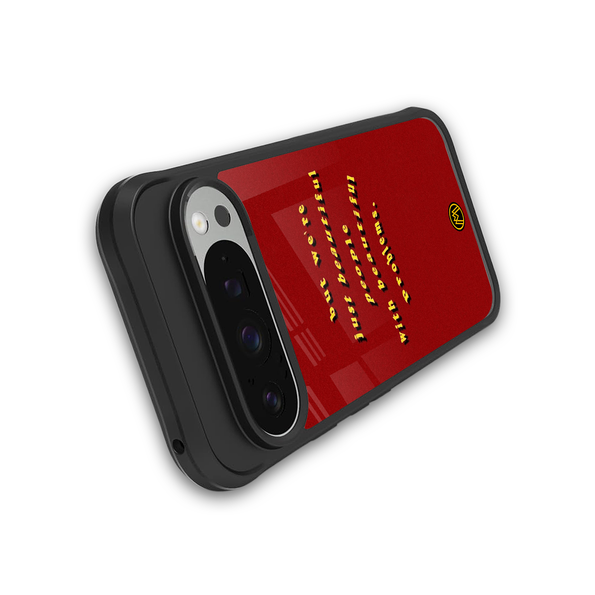 beautiful people with beautiful problems back phone cover | glass case for google pixel 9 pro xl