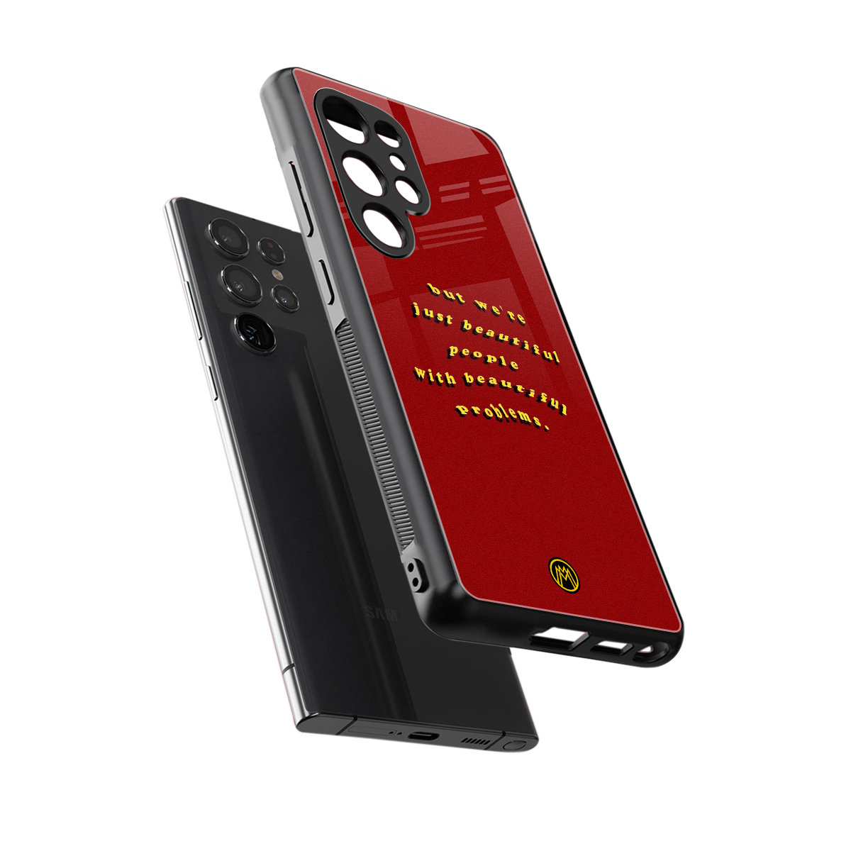 beautiful people with beautiful problems back phone cover | glass case for samsung galaxy s25 ultra