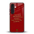 beautiful people with beautiful problems back phone cover | glass case for samsung galaxy s24 fe
