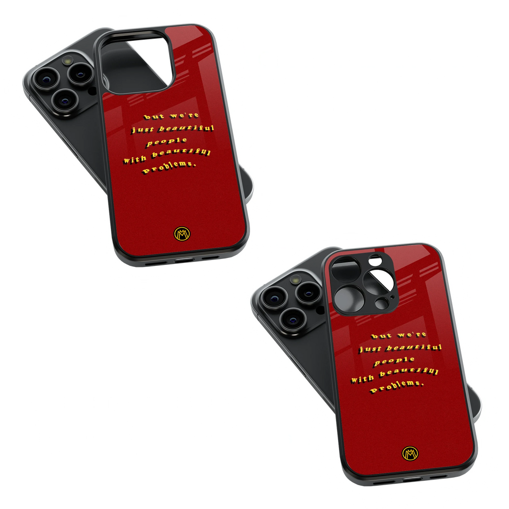 Trendy Glass Back Mobile Case for iPhone, Samsung, Redmi, OnePlus, Google Pixel, Motorola