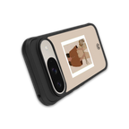 beige brown young lady art back phone cover | glass case for google pixel 9