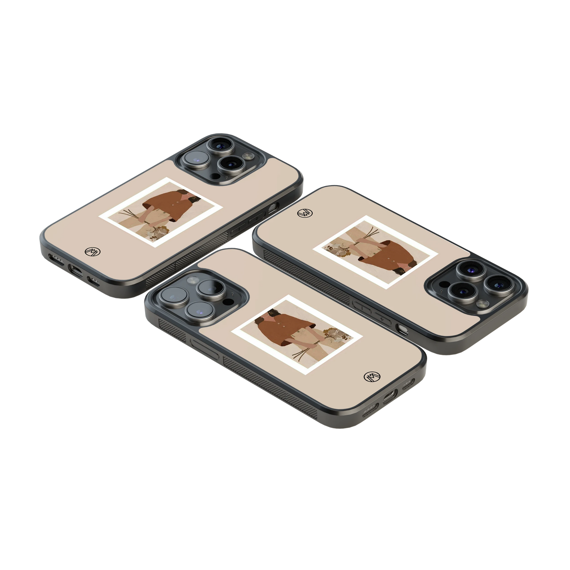 Luxury Glass Back Mobile Cover for iPhone, Samsung Galaxy, OnePlus, Pixel, Redmi & More