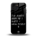 being myself back phone cover | glass case for iphone 13 mini