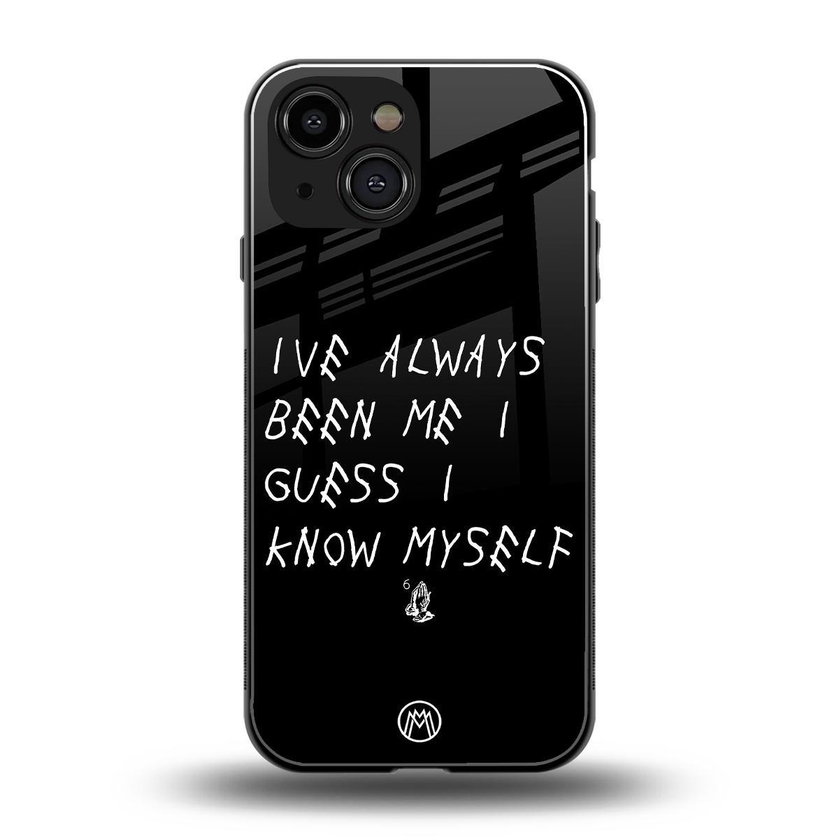 being myself back phone cover | glass case for iphone 13 mini