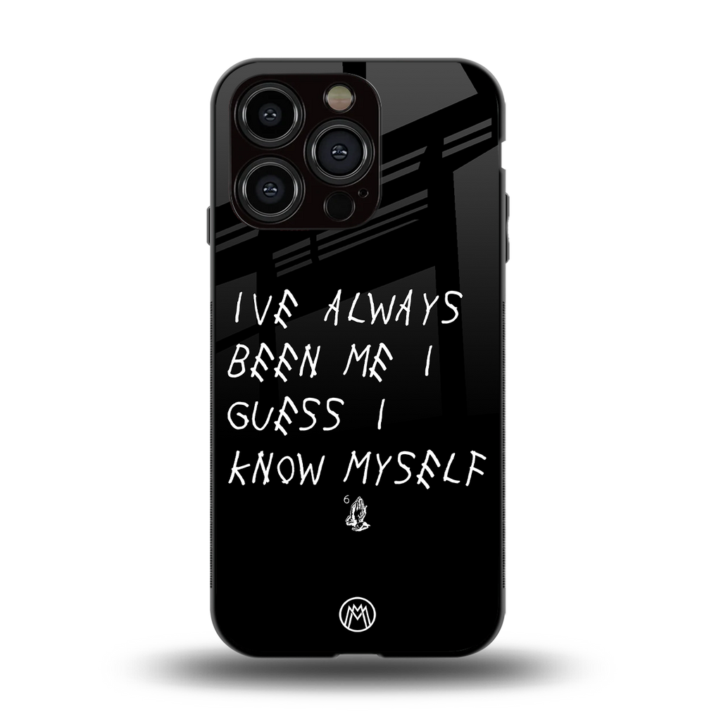 being myself back phone cover | glass case for iphone 13 pro