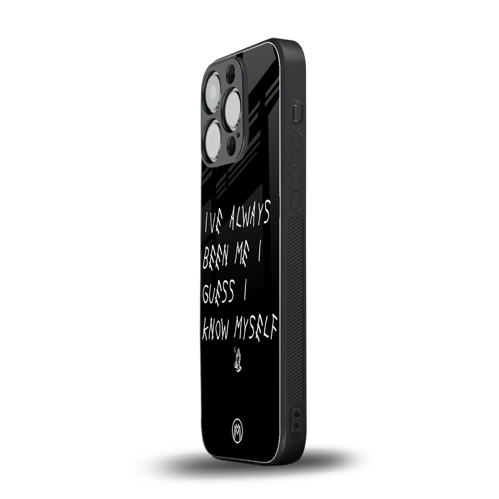 being myself back phone cover | glass case for iphone 13 pro