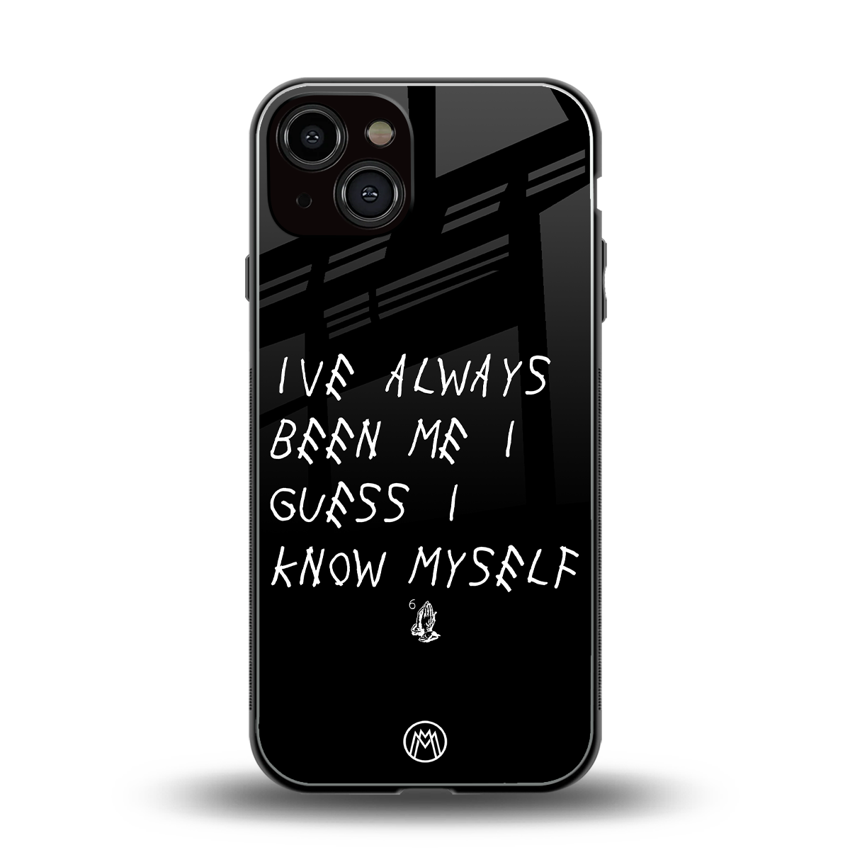 being myself back phone cover | glass case for iphone 13