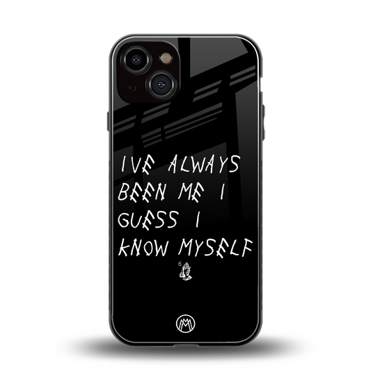 being myself back phone cover | glass case for iphone 13