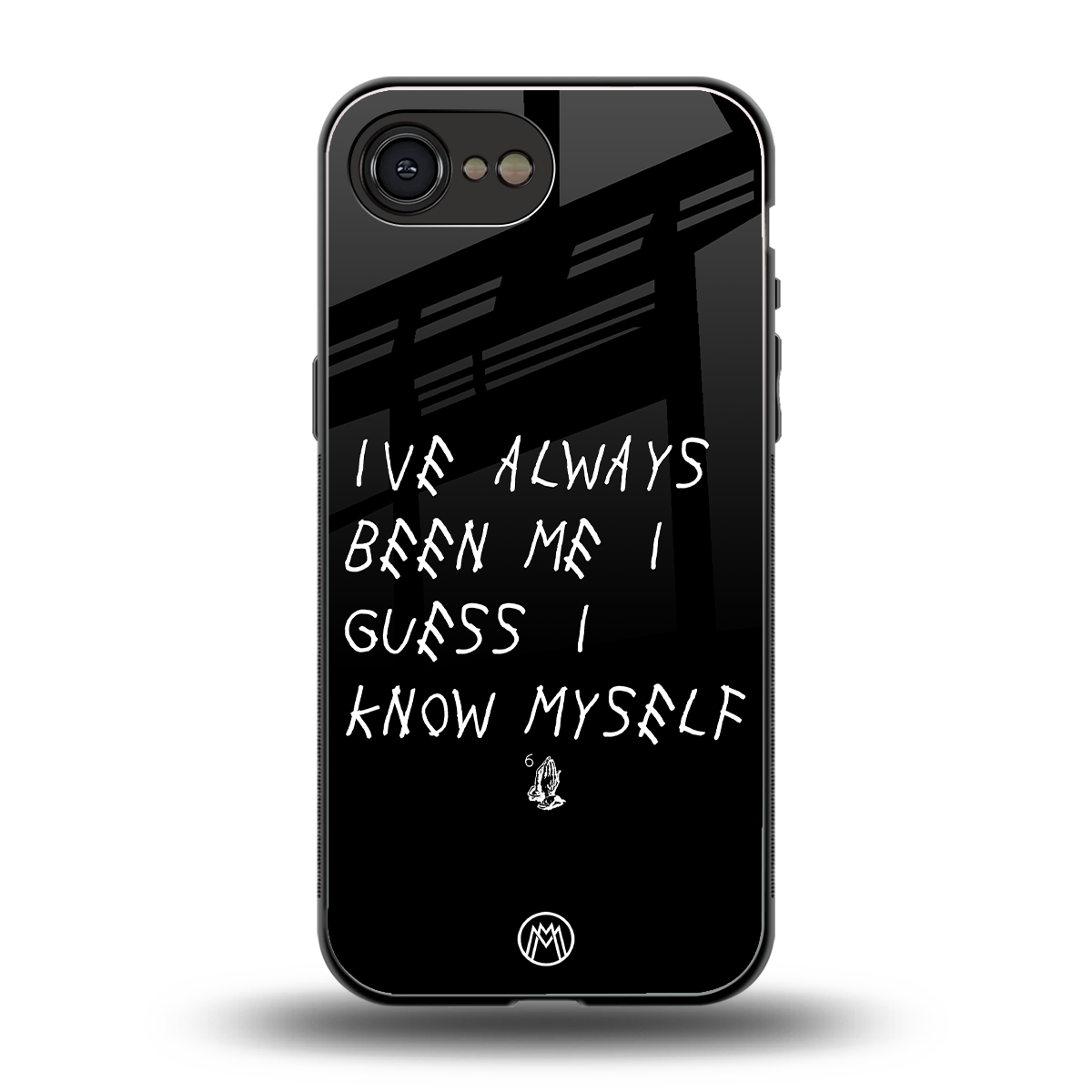 being myself back phone cover | glass case for iphone 16e