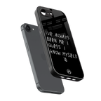 being myself back phone cover | glass case for iphone 16e