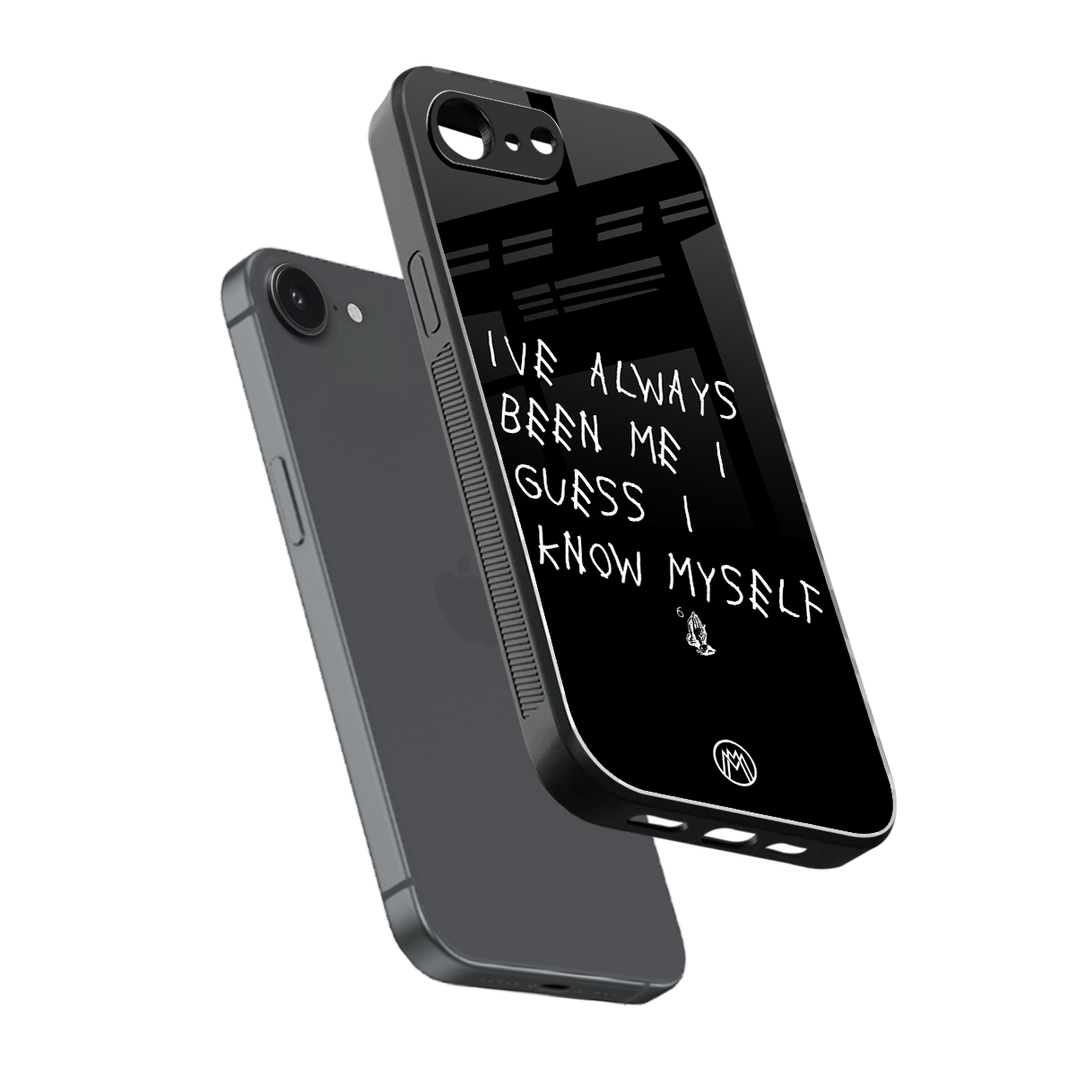 being myself back phone cover | glass case for iphone 16e