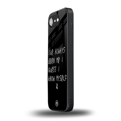 being myself back phone cover | glass case for iphone 16e