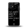 being myself back phone cover | glass case for nothing phone 1