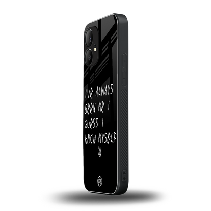 being myself back phone cover | glass case for nothing phone 1