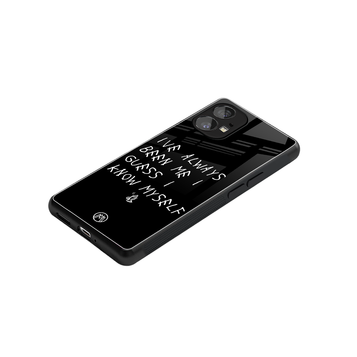 being myself back phone cover | glass case for nothing phone 1