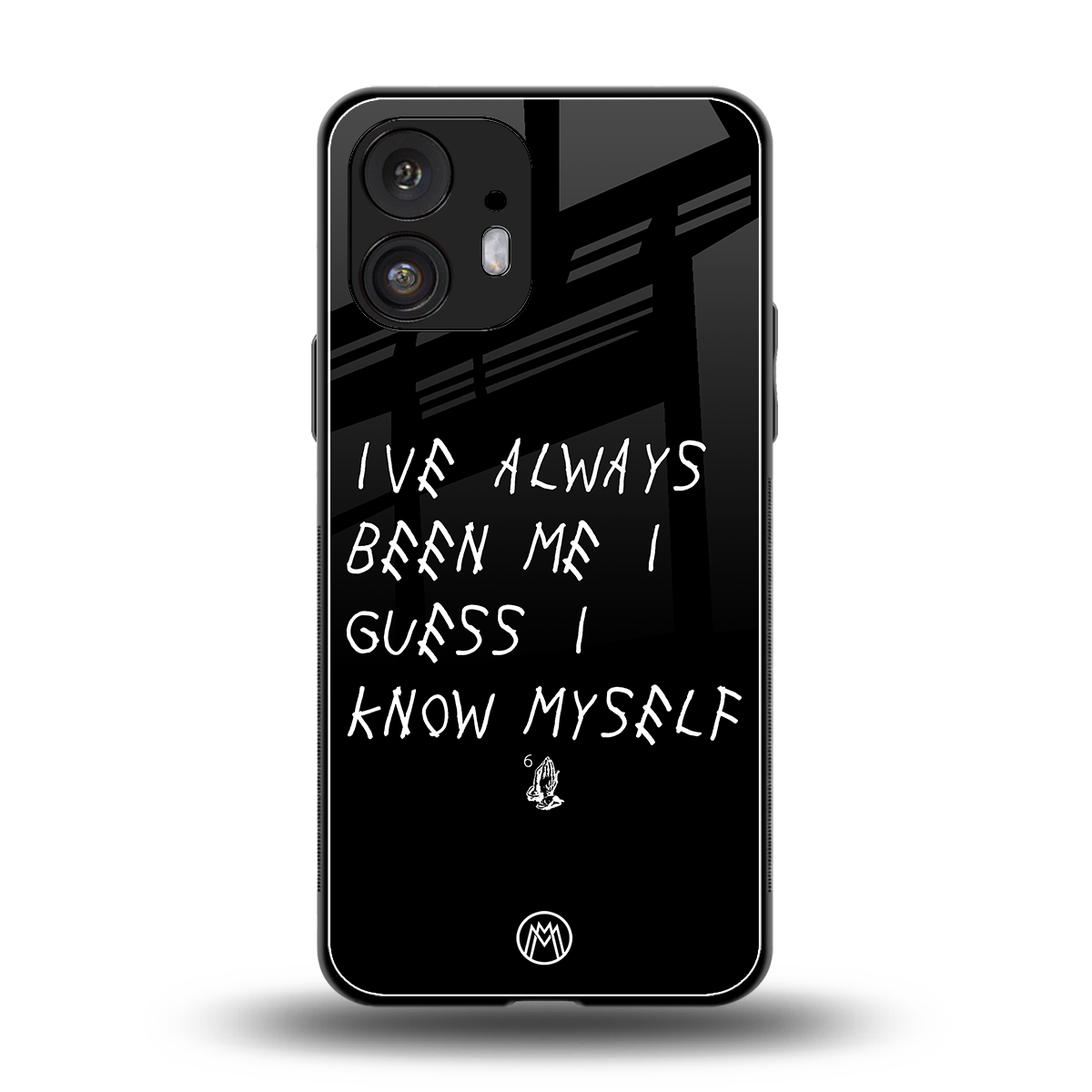 being myself back phone cover | glass case for nothing phone 2