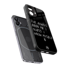being myself back phone cover | glass case for nothing phone 2