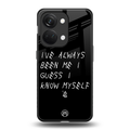 being myself back phone cover | glass case for oneplus nord 3