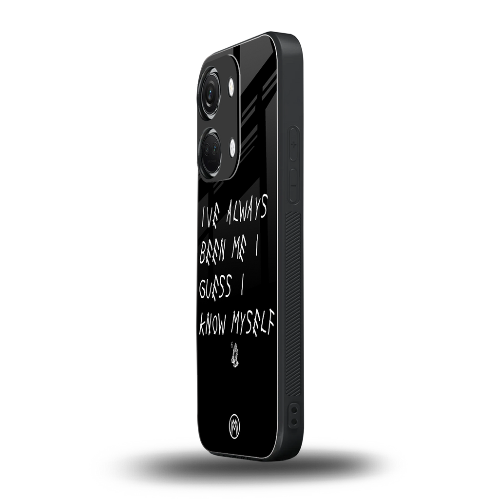 being myself back phone cover | glass case for oneplus nord 3
