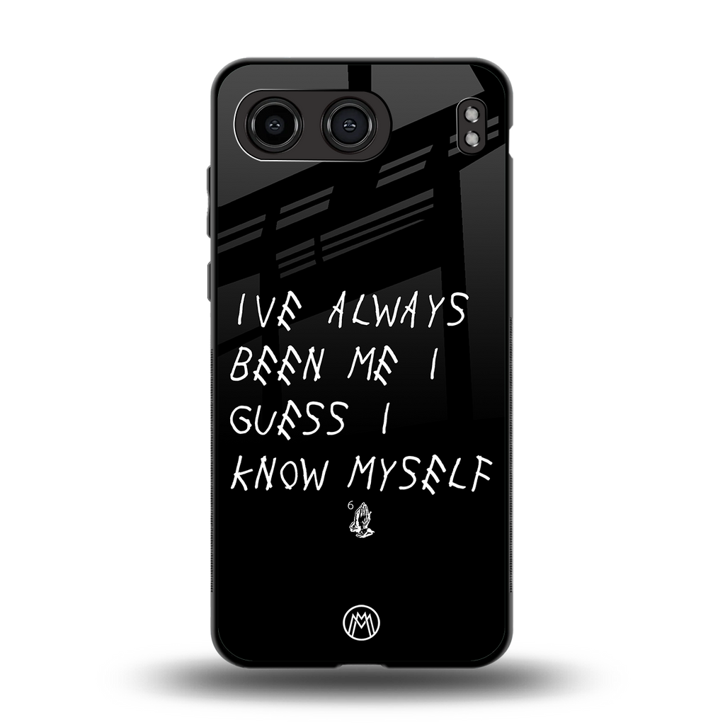 being myself back phone cover | glass case for oneplus nord 4