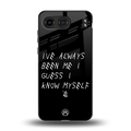 being myself back phone cover | glass case for oneplus nord 4