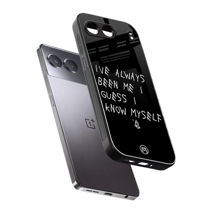 being myself back phone cover | glass case for oneplus nord 4