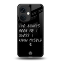 being myself back phone cover | glass case for oneplus nord ce 3