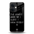 being myself back phone cover | glass case for oneplus nord ce 3