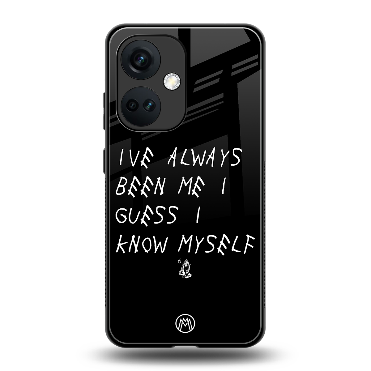 being myself back phone cover | glass case for oneplus nord ce 3