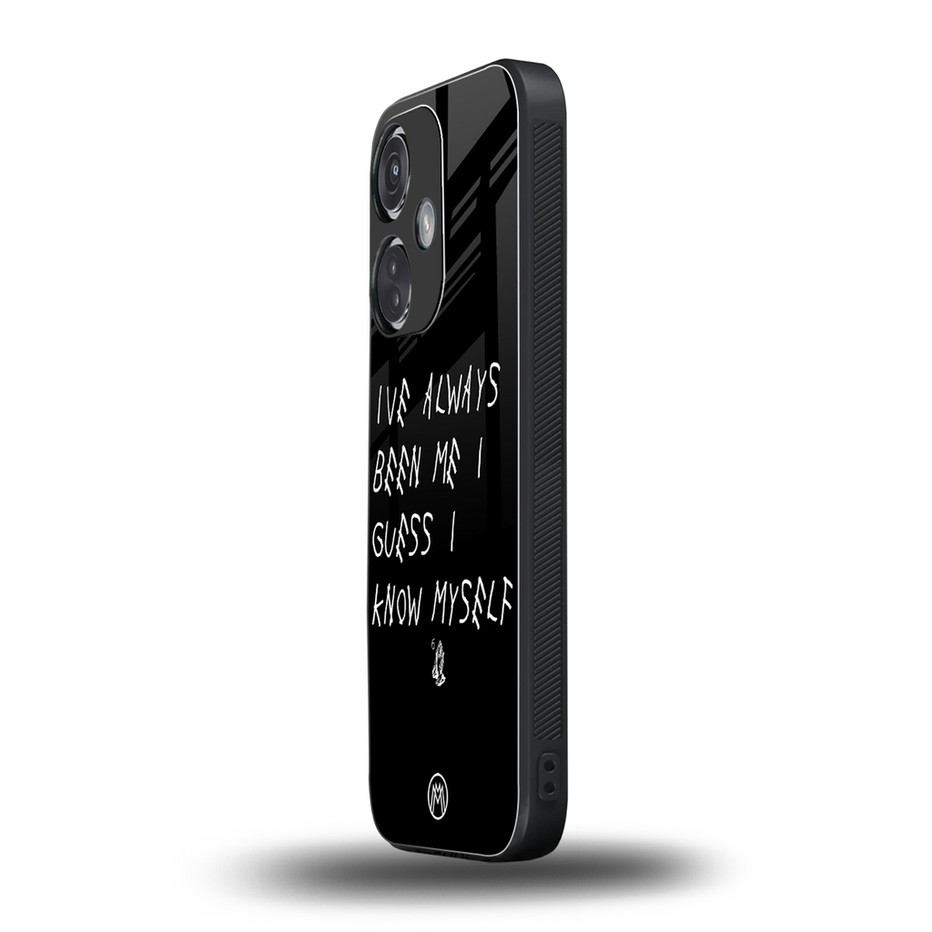 being myself back phone cover | glass case for oneplus nord ce 3