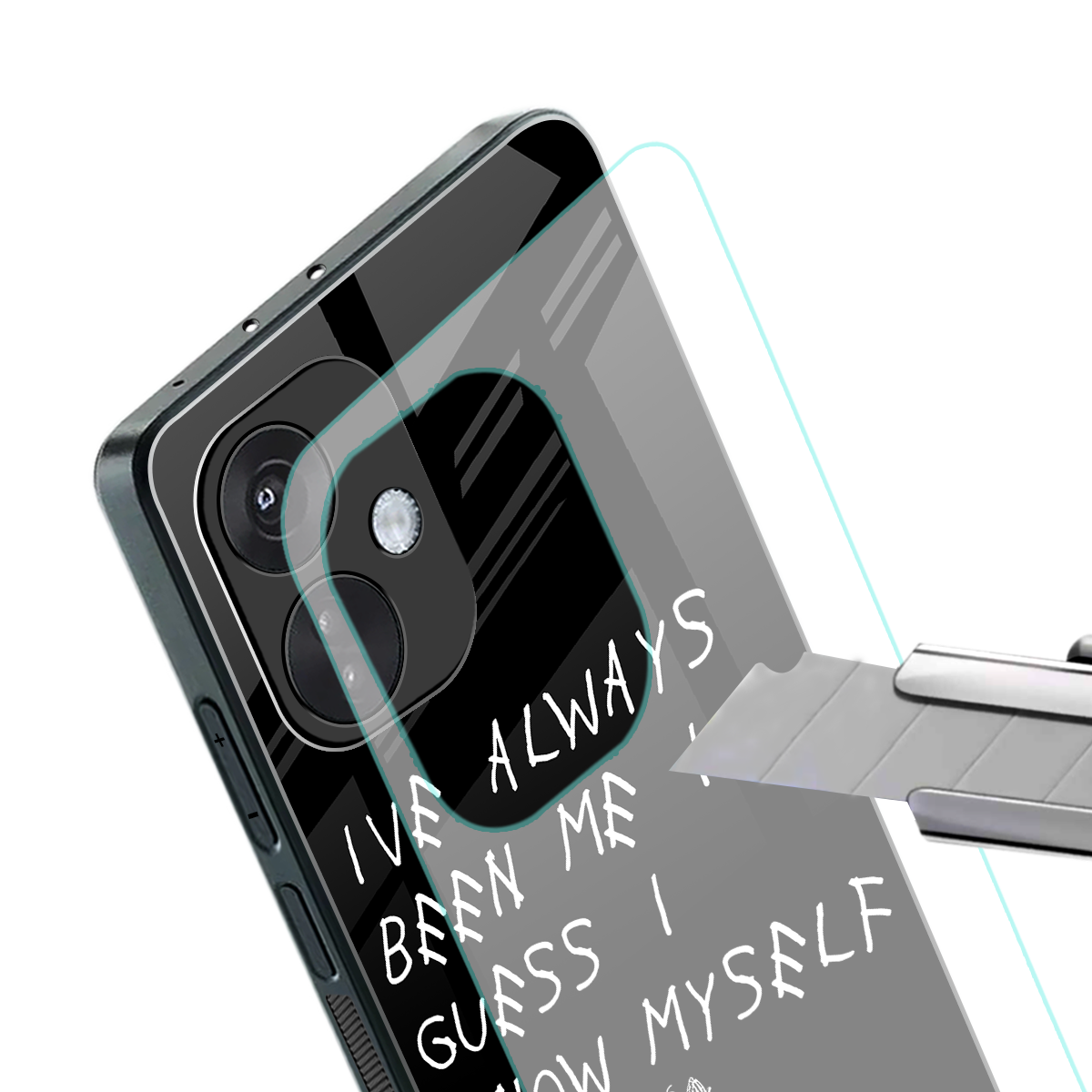 being myself back phone cover | glass case for oneplus nord ce 3