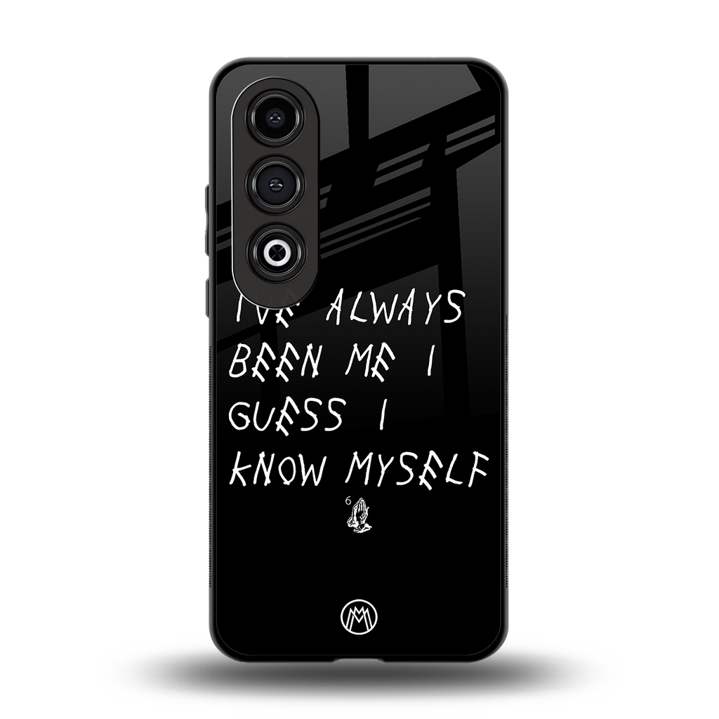 being myself back phone cover | glass case for oneplus nord ce 4